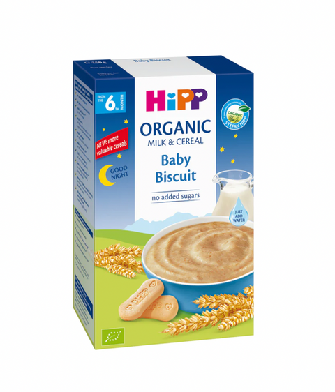 HiPP Organic Good Night Milk & Cereal - Baby Biscuit