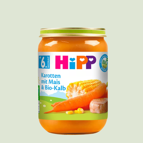 HiPP Organic Carrots with Corn & Veal