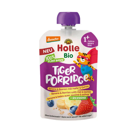Tiger Porridge – Banana & Berries with Oat & Quinoa (From 1 year)