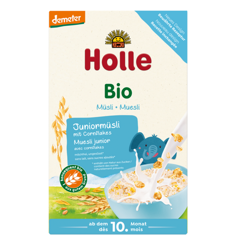 Holle Organic Junior Muesli Multigrain with Cornflakes (10+ Months)
