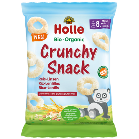 Holle Organic Crunchy Snack Rice Lentils (8+ Months)
