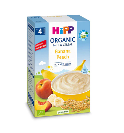 Hipp Organic Banana Peach Milk & Cereal
