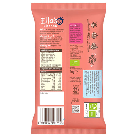 Ella's Kitchen Organic Peach & Banana Melty Sticks