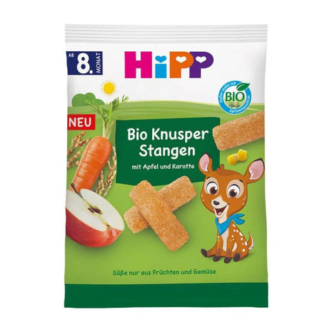 HiPP Organic Apple & Carrot Crunchy Puffs