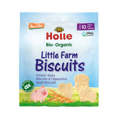 Holle Organic Snack Litte Farm Biscuits (10+ months)